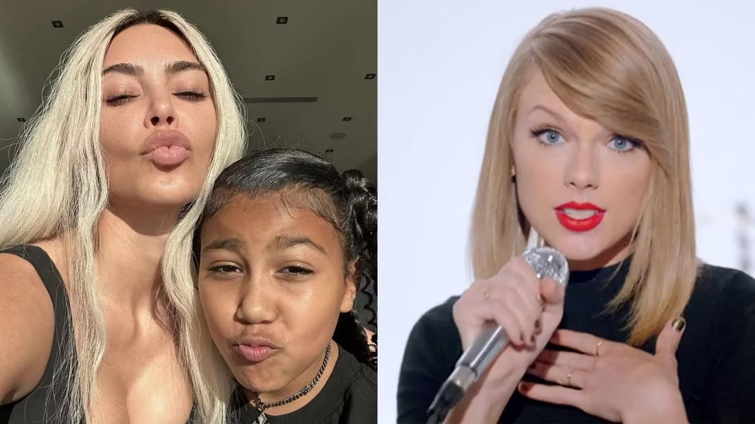 Kim Kardashian & North West Praised For Taylor Swift TikTok Dance