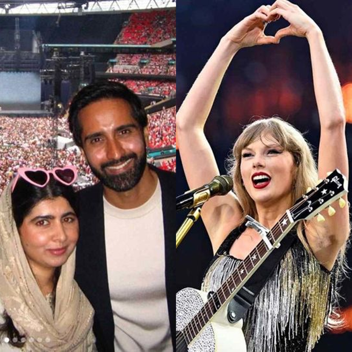 Malala makes rare statement about Taylor Swift after attending Eras Tour at Wembley