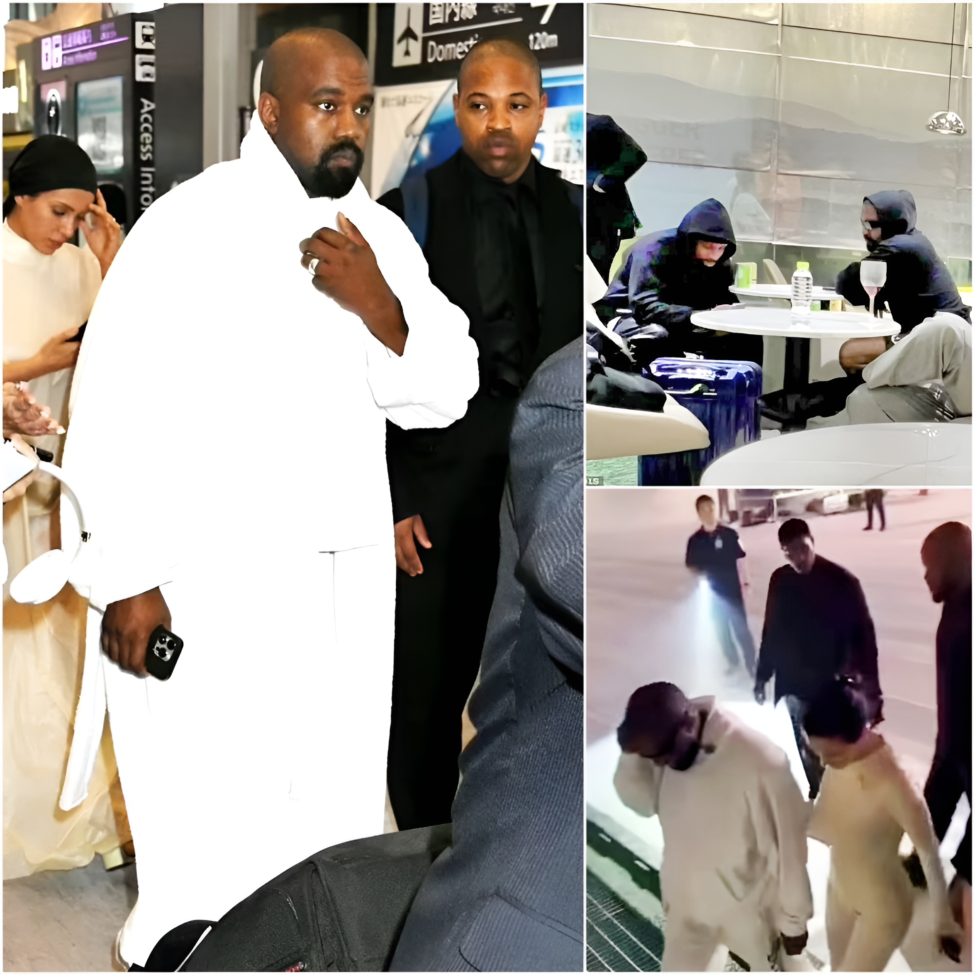 Kanye West Keeps Low Profile Leaving Seoul After South Korea Concert Where He Shouted Out Drake And Chanted ‘***k Adidas!’