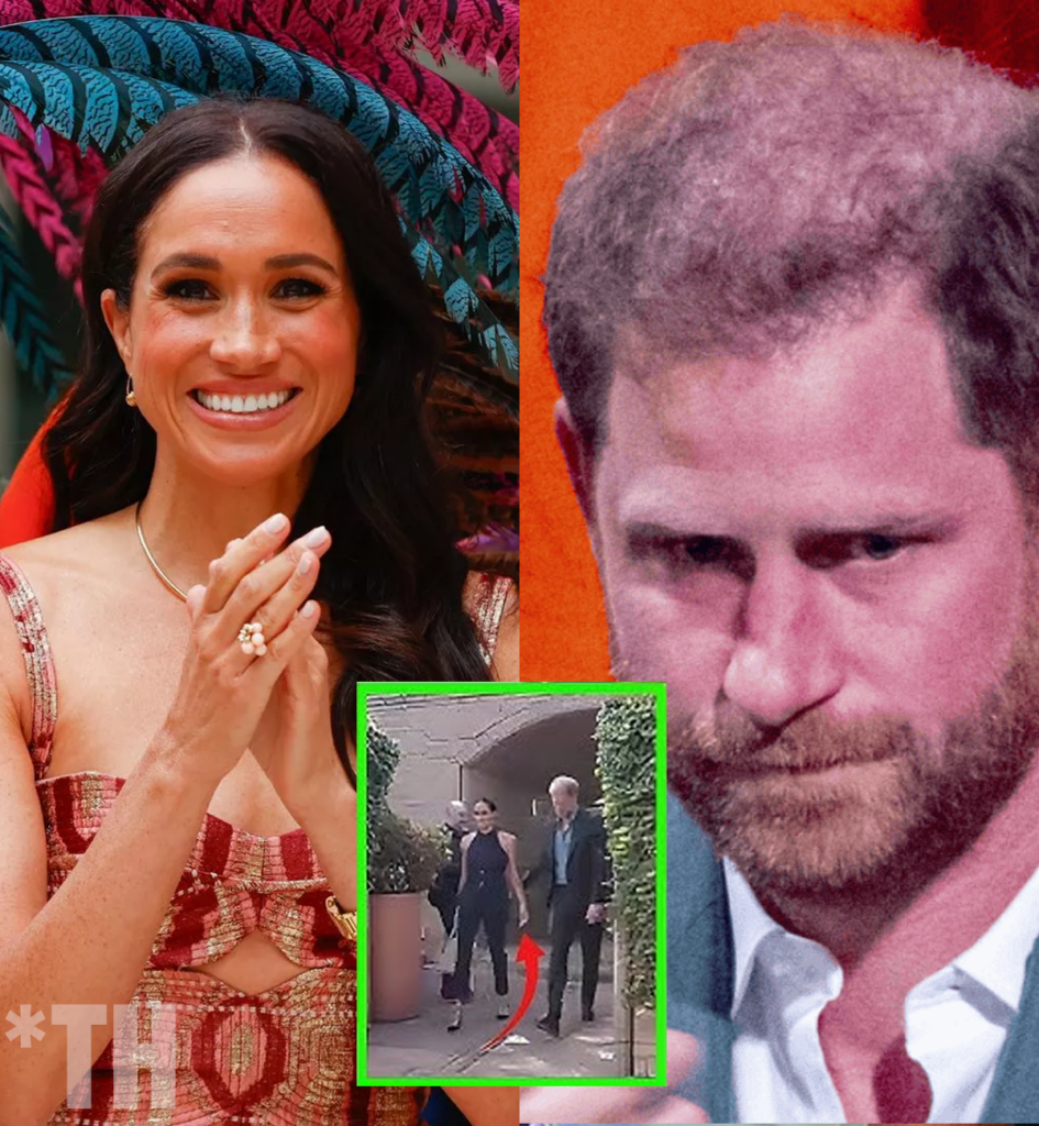 Footage Leaks Of Meghan SHOUTING At Harry And SLAPS Him For Not Holding Her Hands At Colombia Tour