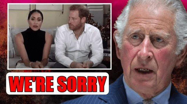 WE’RE SORRY! REGRETFUL Harry And Meg On Their Knees In Buckingham Palace Beg Charles For Forgiveness