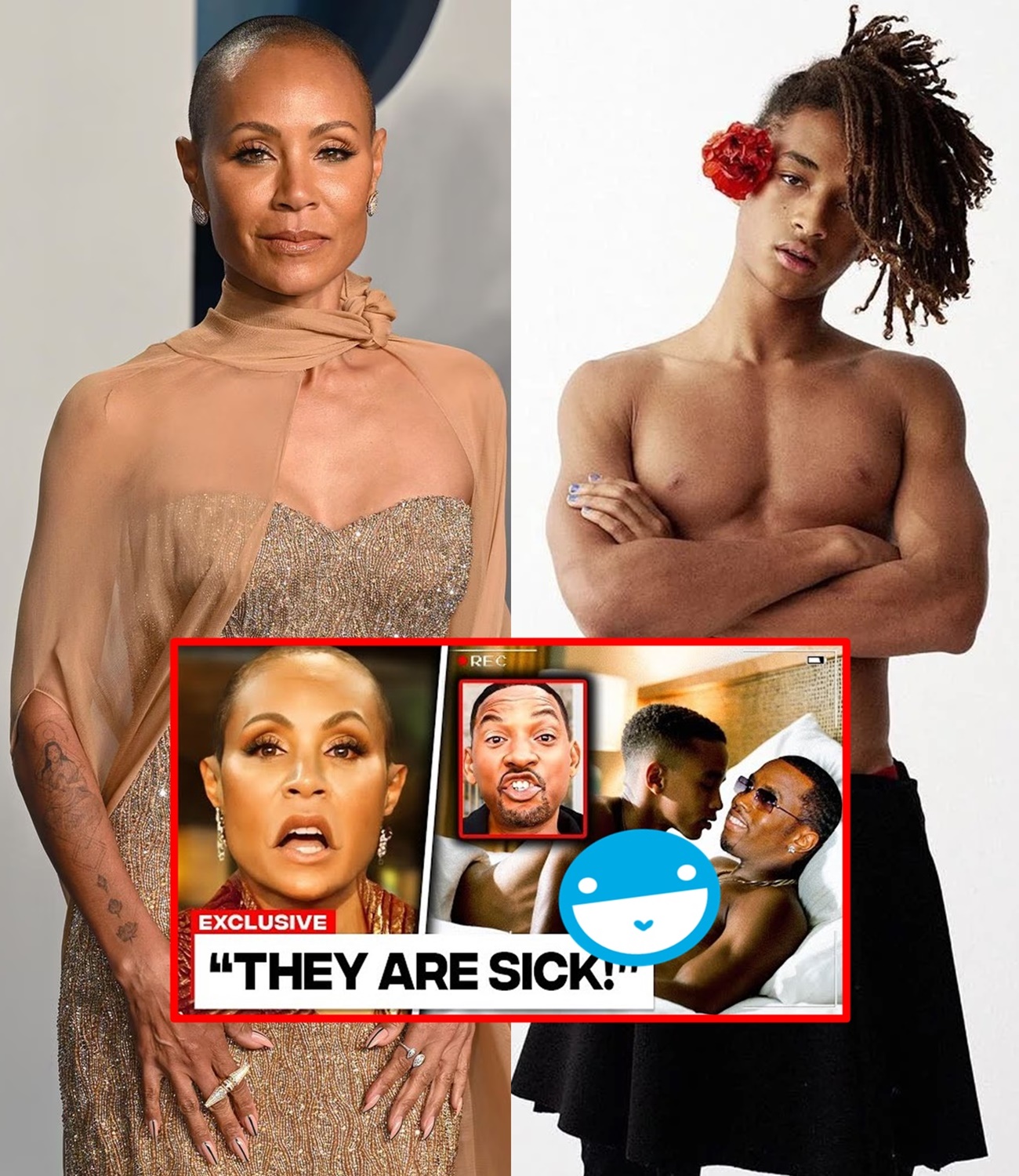 (VIDEO)Jada EXPOSES Will Smith For FORCING Jaden Smith To Participate In Diddy’s Freak-Offs.