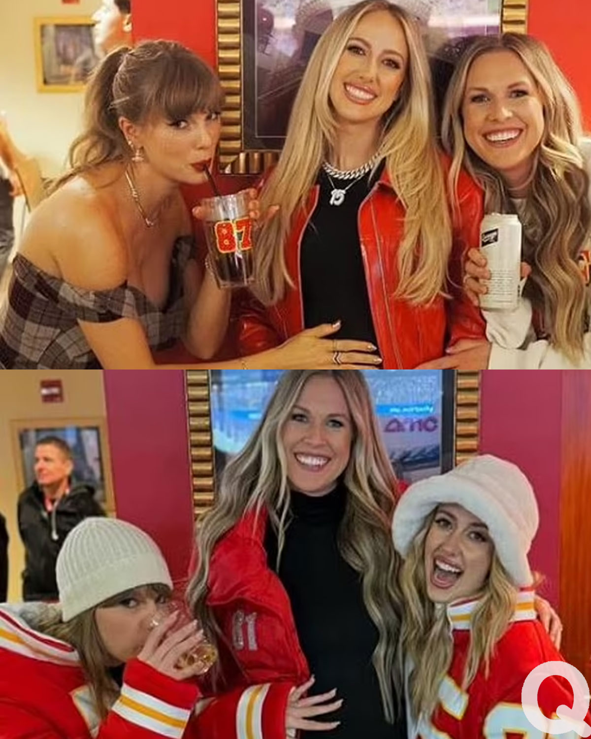 Fans all say the same thing as Taylor Swift poses for new snap with pregnant Brittany Mahomes and Lyndsay Bell