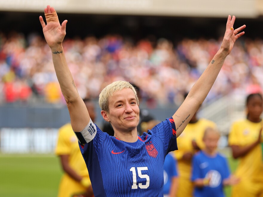 Megan Rapinoe, an icon bigger than soccer, takes a bow for the U.S.  national team | Iowa Public Radio