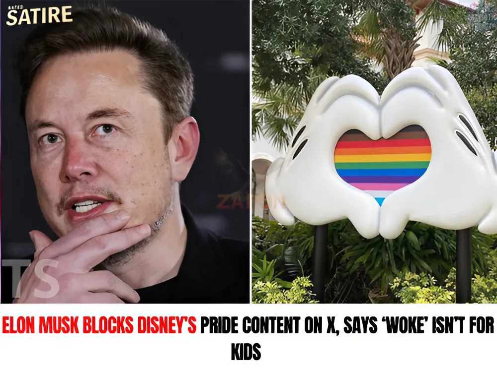 Elon Musk Blocks Disney’s Pride Content on X, Says ‘Woke’ Isn’t for Kids – anhtruc.