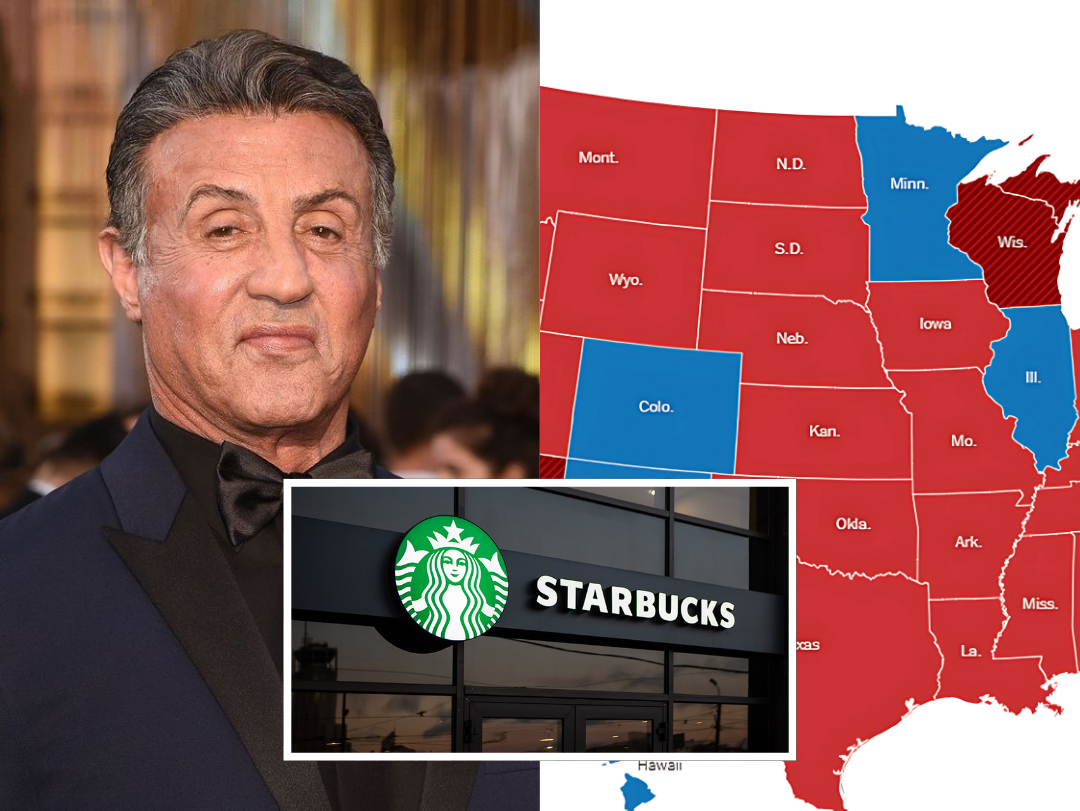 Sylvester Stallone Opens Coffee Chain in Red States, Beats Starbucks in Red States.NY