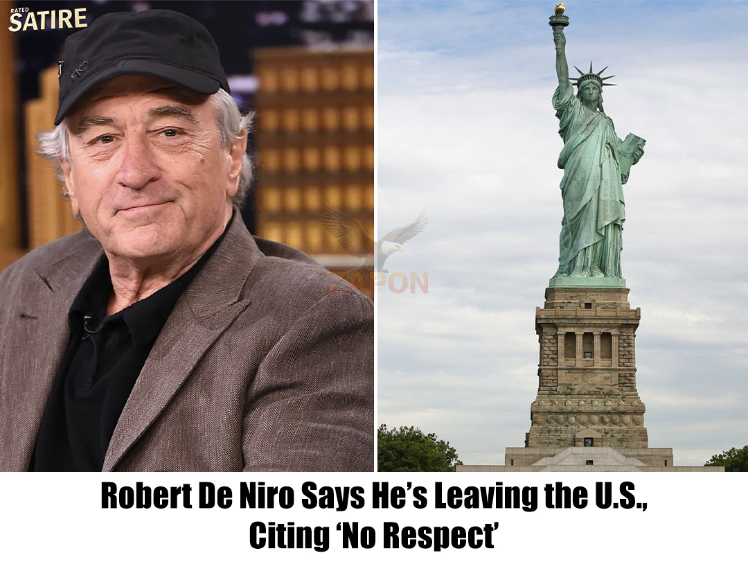 Robert De Niro to Leave the US, Says ‘I Get No Respect Here’