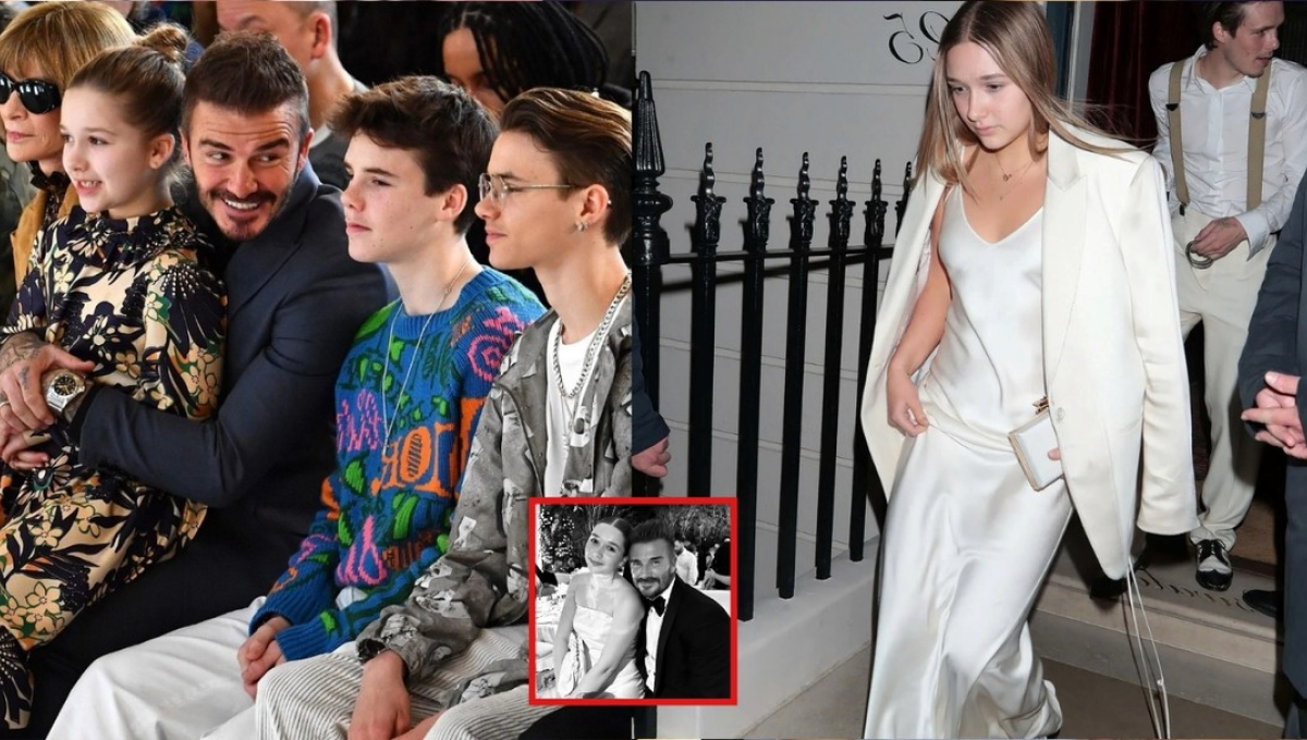 SHOCKING NEWS: David Beckham recently declared “I will bring my daughter into showbiz and she will definitely become famous, something her three older brothers have not been able to do, because she is beautiful, talented and I love her…see more -ltbl