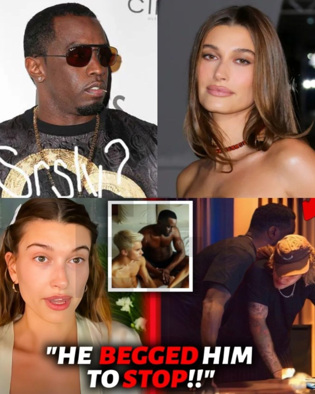 SHO:CK! JUSTIN BIEBER DRAGGED INTO DIDDY LEGAL AFTER HAILEY BIEBER REVEALED G@Y VIDEO.G