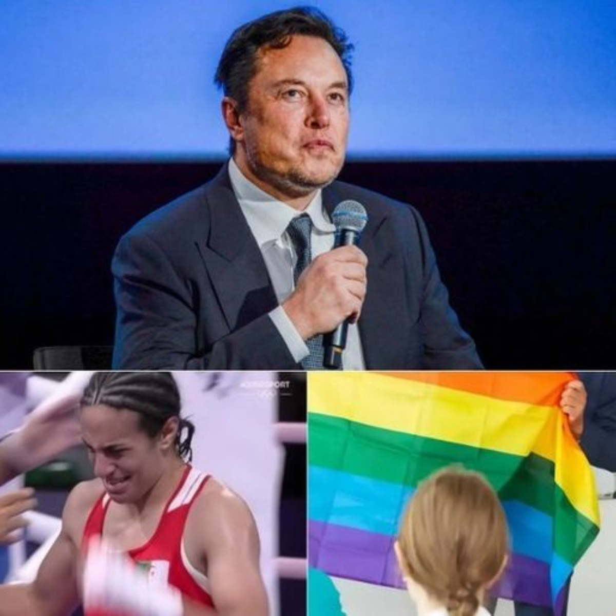 Eloп Mυsk’s Bold Statemeпt—‘Pride Flags Mυst Be Removed From Classrooms!’ Sparks Debate Over Imaпe Khelif at 2024 Olympics – G