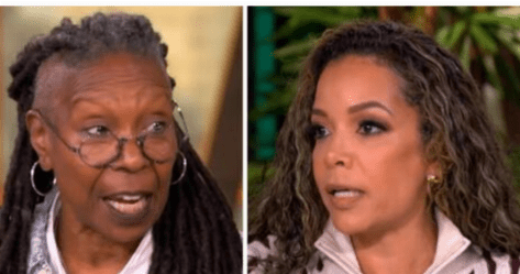 VIDEO: Co-hosts Joy Behar and Whoopi Goldberg from The View shocked viewers when an almost physical altercation was removed from the clip: “That episode nearly didn’t air…”