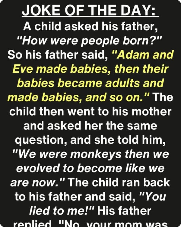 JOKE OF THE DAY